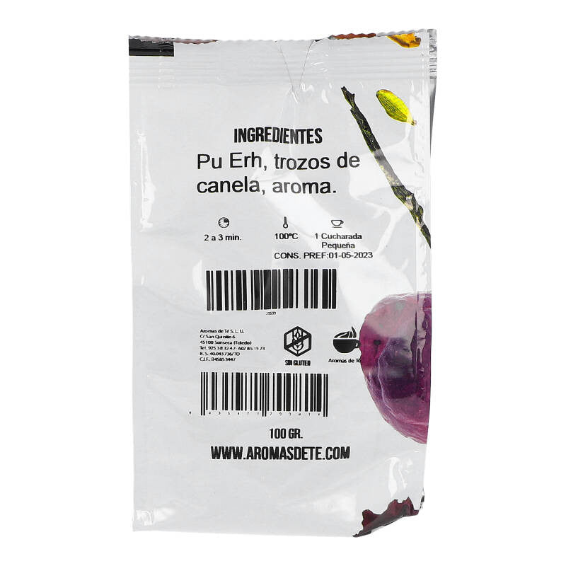 Té Rojo Pu Erh Canela