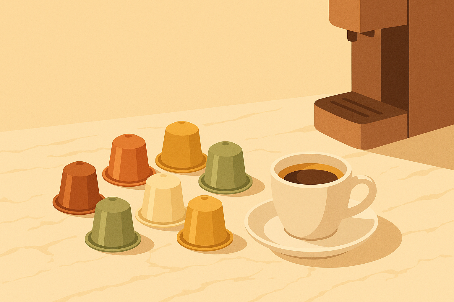 Cápsulas de café descafeinado compatibles Nespresso