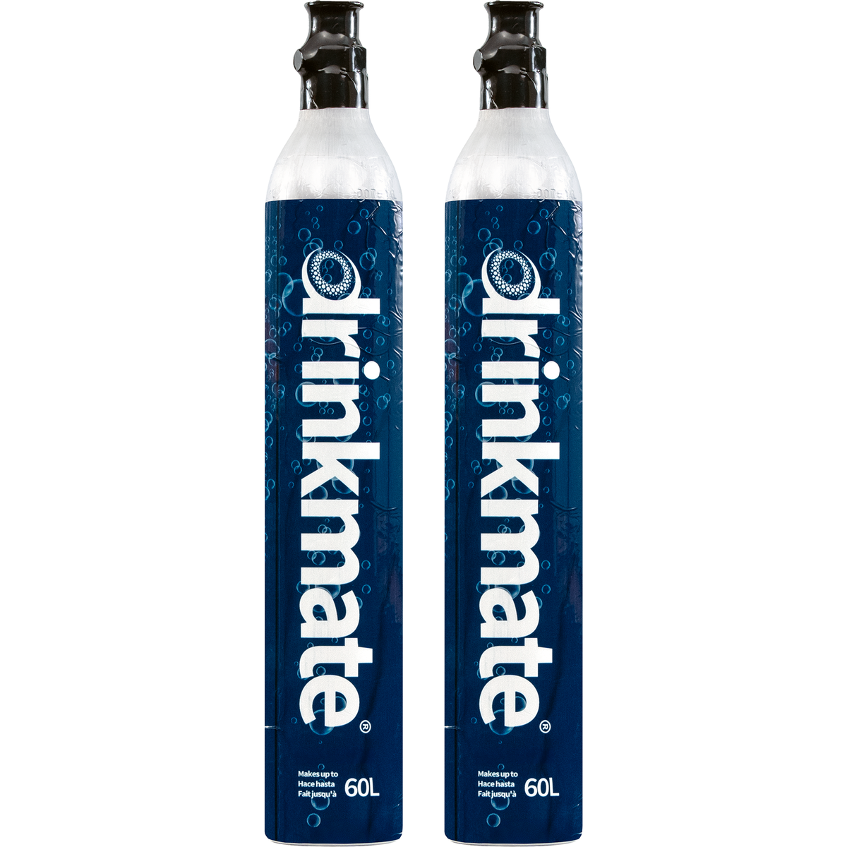 Cilindros de CO₂ Drinkmate 425 g (60 L) – Pack de 2