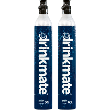 Cilindros de CO₂ Drinkmate 425 g (60 L) – Pack de 2