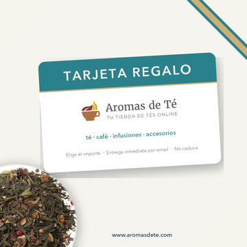 Tarjeta Regalo Aromas de Té — té, café, infusiones y accesorios