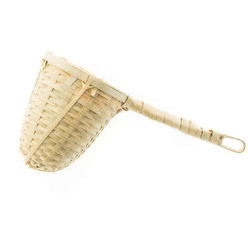 Colador de bambú para té
