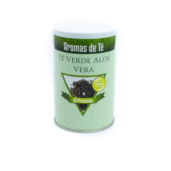 Pirámides de Té Verde Aloe Vera
