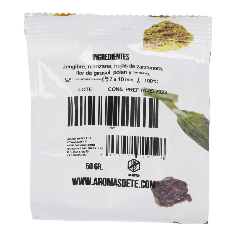 Infusión de Jengibre y Manzana