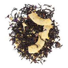 Black Tea with Coconut and Blueberries